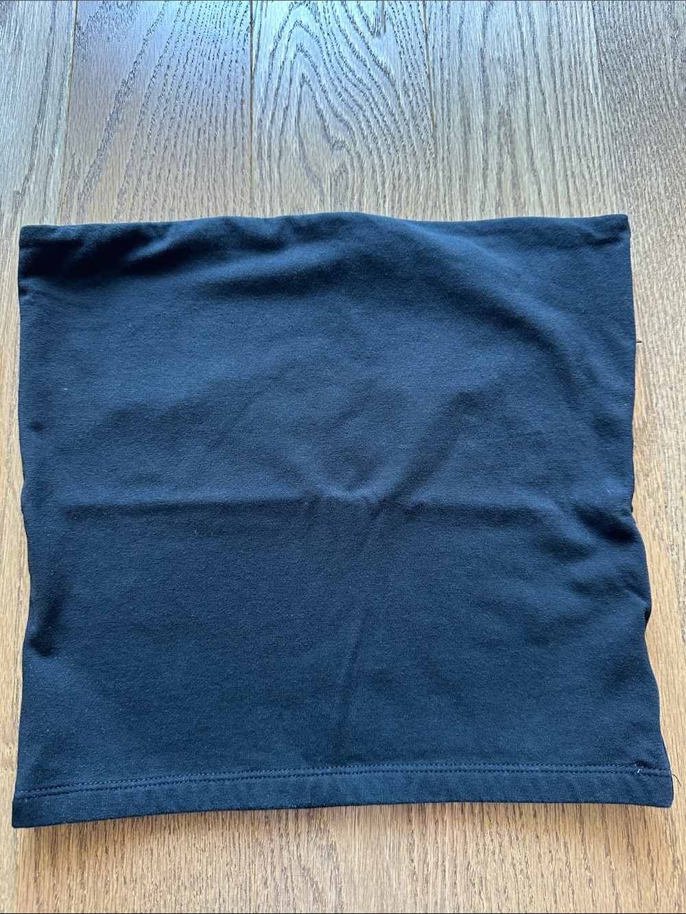 Organic Cotton Black Tube Top